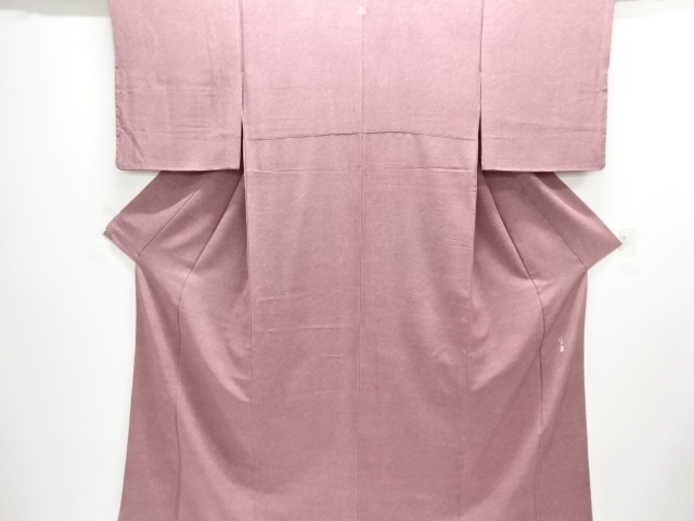 作家物　一つ紋極鮫小紋着物